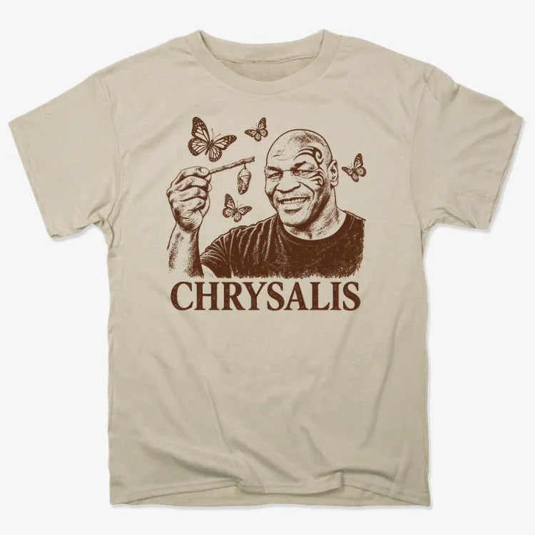 Chrysalis-Unisex Heavyweight T-Shirt-Sand