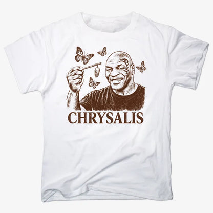 Chrysalis-Unisex Heavyweight T-Shirt-White