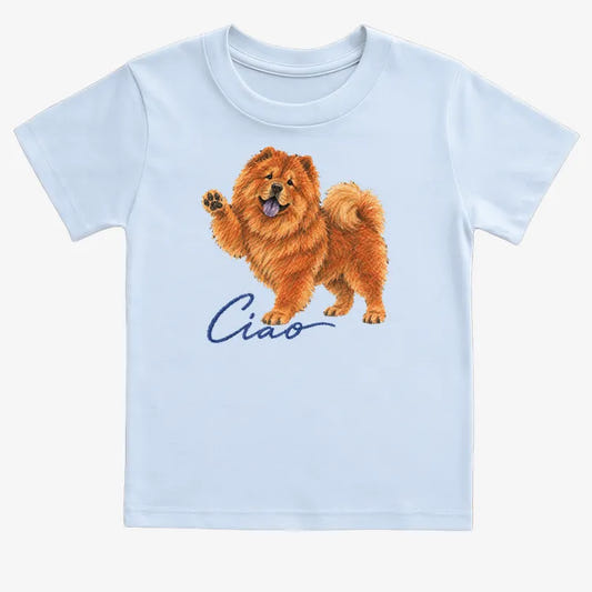 Ciao Chow Chow-Kids T-Shirt-Blue