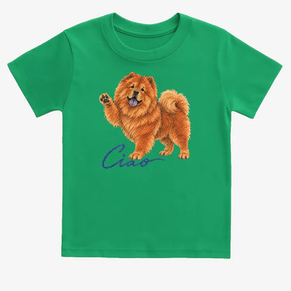 Ciao Chow Chow-Kids T-Shirt-Green