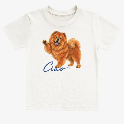 Ciao Chow Chow-Kids T-Shirt-White