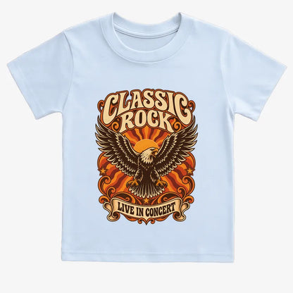 Classic Rock Revival Tee-Kids T-Shirt-Blue