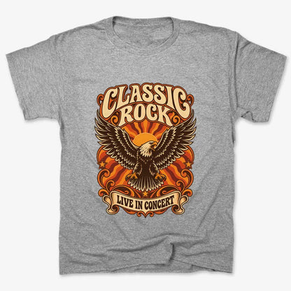 Classic Rock Revival Tee-Men's T-Shirt-Gray Heather
