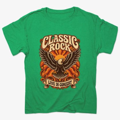Classic Rock Revival Tee-Men's T-Shirt-Kelly Green Heather