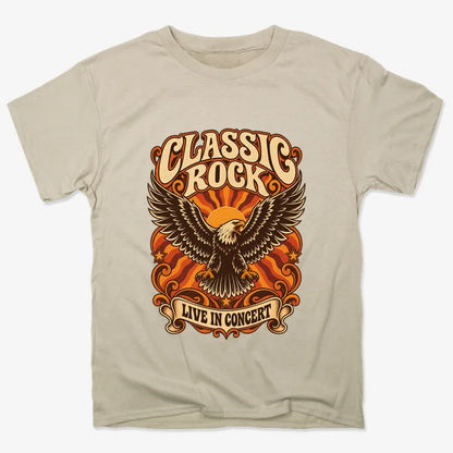 Classic Rock Revival Tee-Men's T-Shirt-Sand