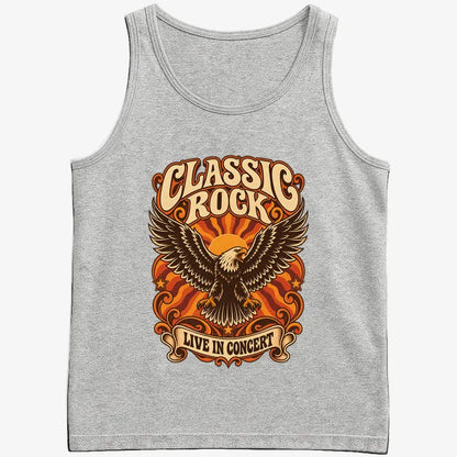 Classic Rock Revival Tee-Men's Tank Top-Gray Heather