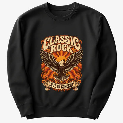 Classic Rock Revival Tee-Sweater-Black