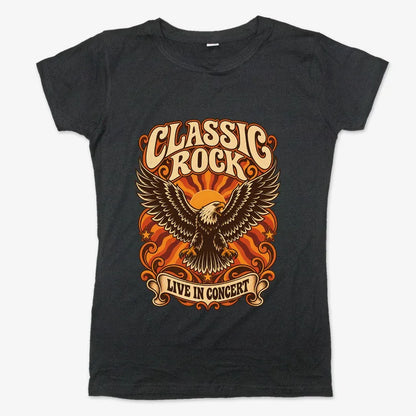 Classic Rock Revival Tee-Women's T-Shirt-Midnight