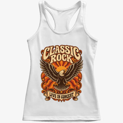Classic Rock Revival Tee-Women's Tank Top-Snow