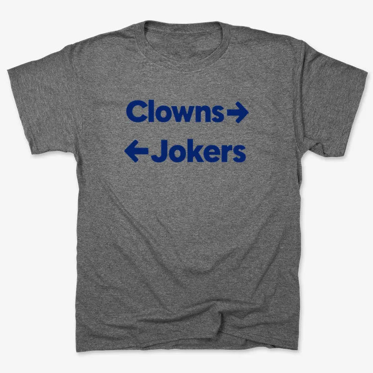 Clowns To The Left Jokers To The Right-Unisex Heavyweight T-Shirt-Charcoal Heather