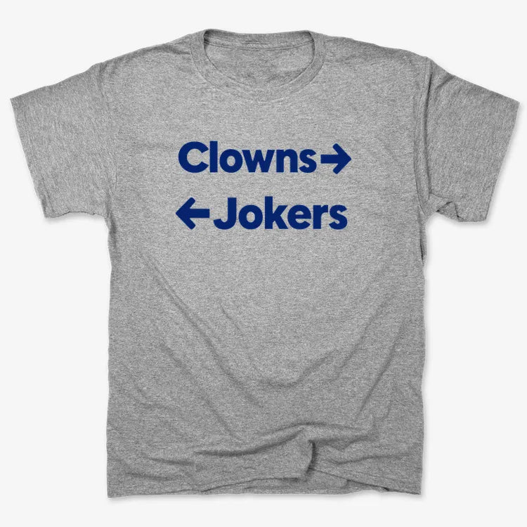 Clowns To The Left Jokers To The Right-Unisex Heavyweight T-Shirt-Heather Gray