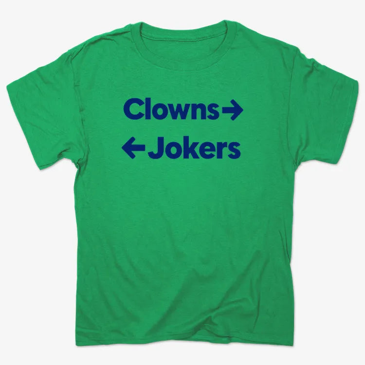 Clowns To The Left Jokers To The Right-Unisex Heavyweight T-Shirt-Kelly Green Heather