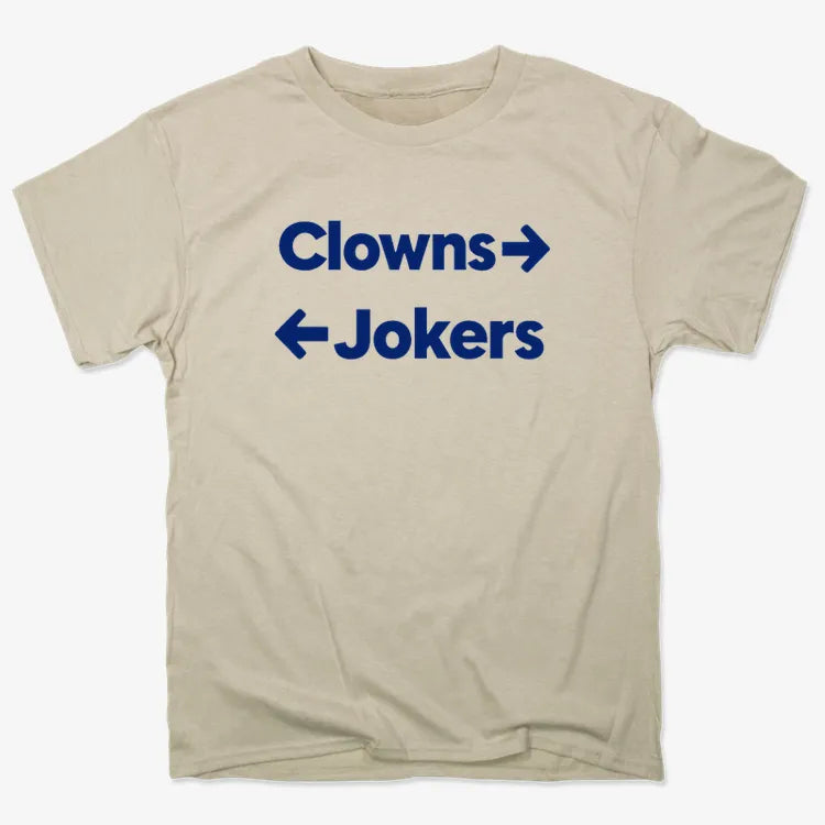 Clowns To The Left Jokers To The Right-Unisex Heavyweight T-Shirt-Sand