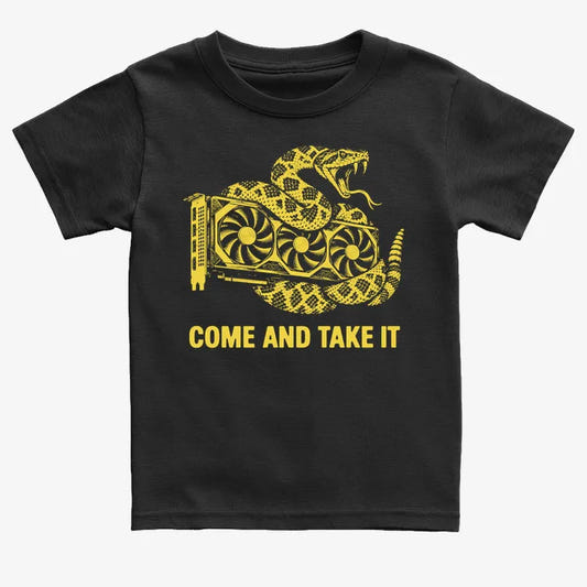 Come And Take It GPU-Kids T-Shirt-Black