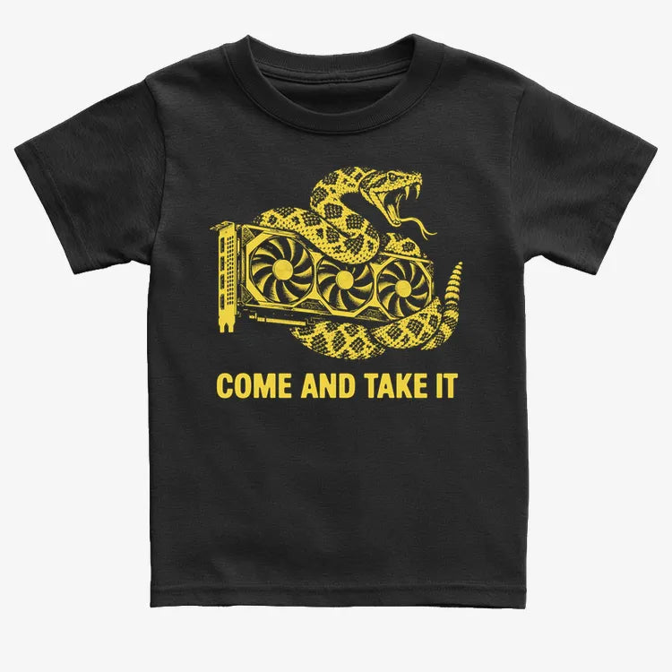Come And Take It GPU-Kids T-Shirt-Black