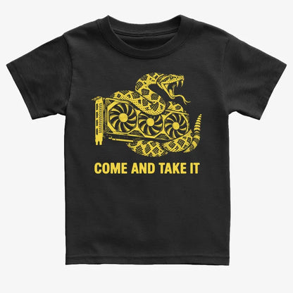 Come And Take It GPU-Kids T-Shirt-Black