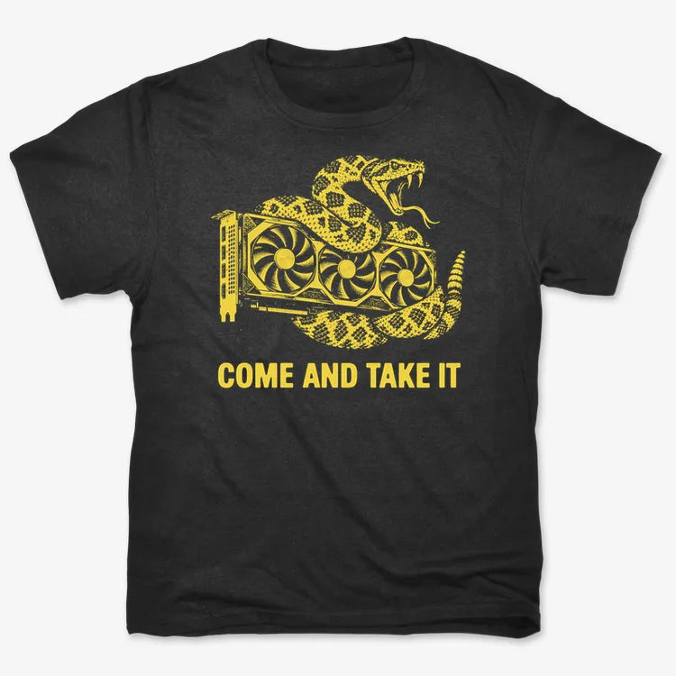 Come And Take It GPU-Men's T-Shirt-Black