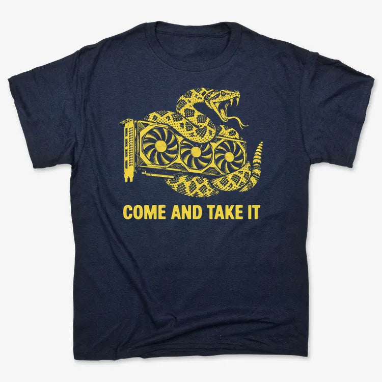 Come And Take It GPU-Men's T-Shirt-Navy Blue