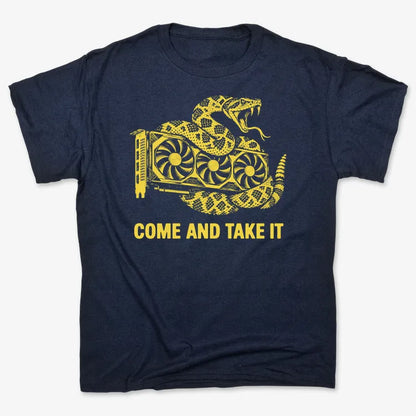 Come And Take It GPU-Men's T-Shirt-Navy Blue