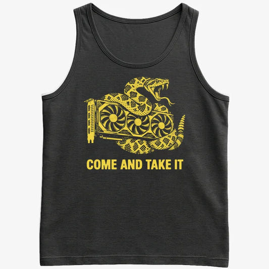 Come And Take It GPU-Men's Tank Top-Black
