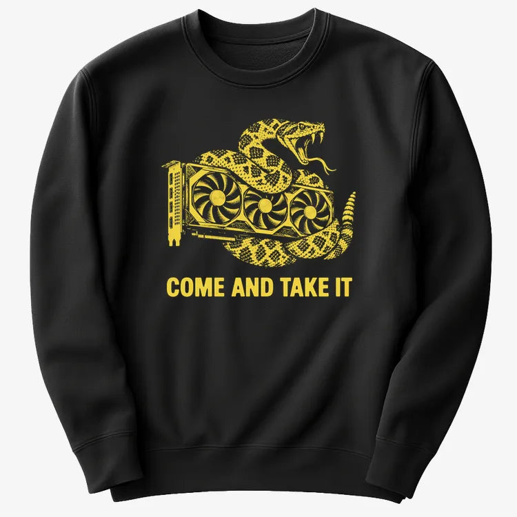 Come And Take It GPU-Sweater-Black