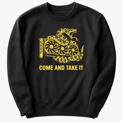 Come And Take It GPU-Sweater-Black