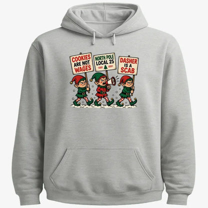 Cookies Are Not Wages-Hoodie-Gray Heather