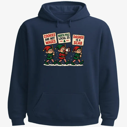 Cookies Are Not Wages-Hoodie-Navy Blue