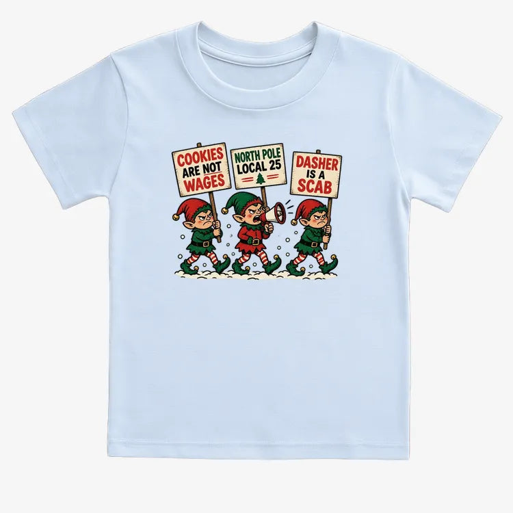 Cookies Are Not Wages-Kids T-Shirt-Blue