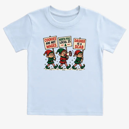 Cookies Are Not Wages-Kids T-Shirt-Blue