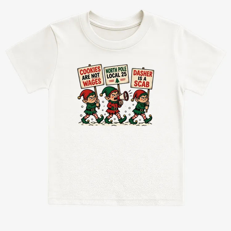 Cookies Are Not Wages-Kids T-Shirt-White