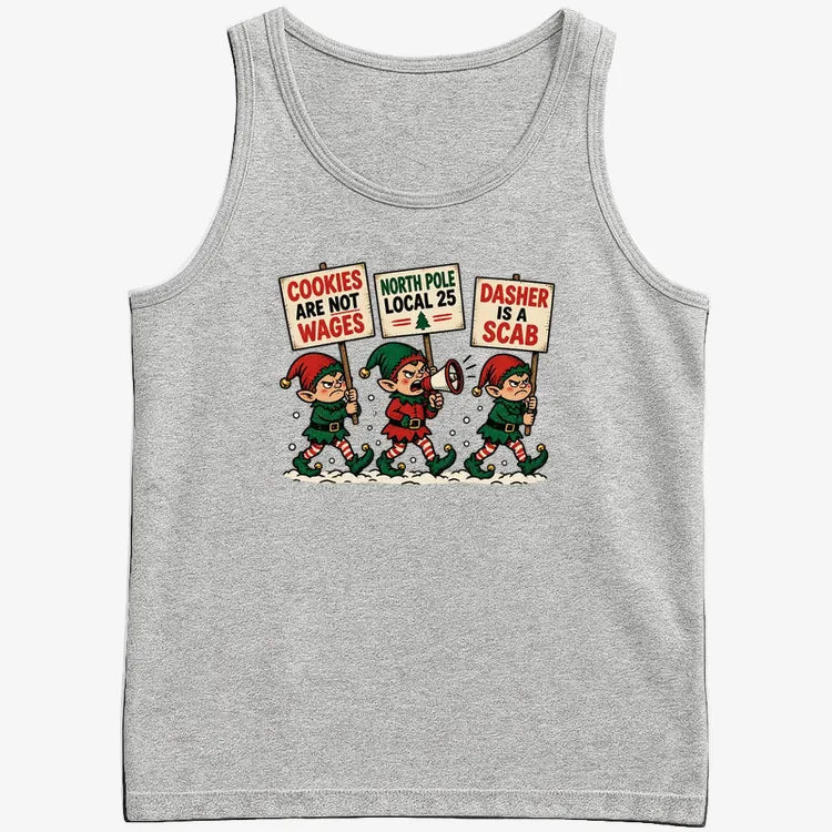 Cookies Are Not Wages-Men's Tank Top-Gray Heather