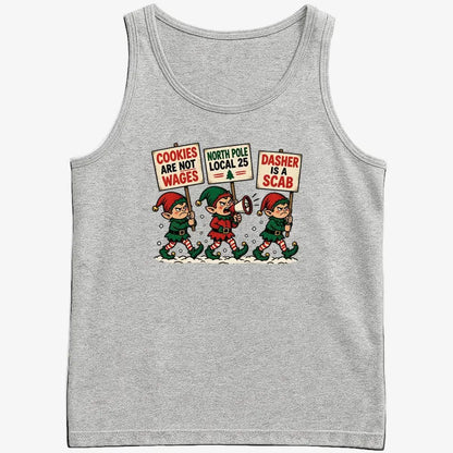 Cookies Are Not Wages-Men's Tank Top-Gray Heather