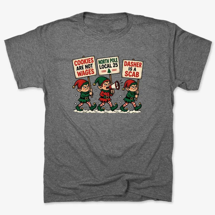 Cookies Are Not Wages-Unisex Heavyweight T-Shirt-Charcoal Heather