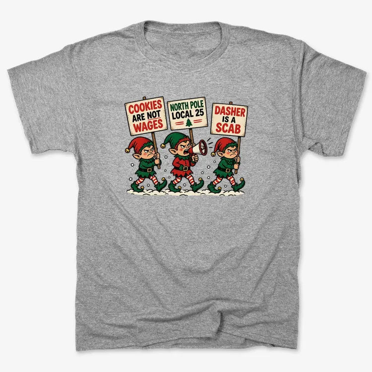 Cookies Are Not Wages-Unisex Heavyweight T-Shirt-Heather Gray