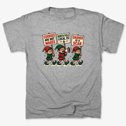 Cookies Are Not Wages-Unisex Heavyweight T-Shirt-Heather Gray