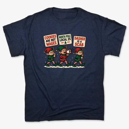 Cookies Are Not Wages-Unisex Heavyweight T-Shirt-Navy Blue