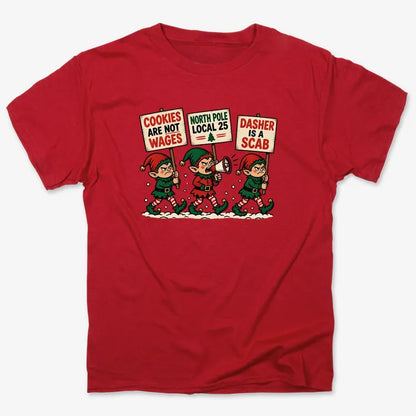 Cookies Are Not Wages-Unisex Heavyweight T-Shirt-Red