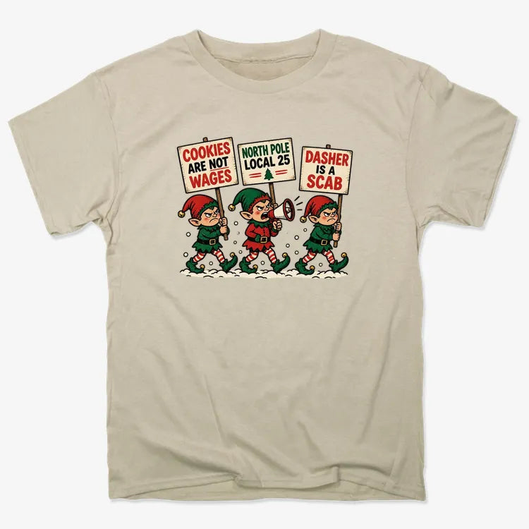 Cookies Are Not Wages-Unisex Heavyweight T-Shirt-Sand