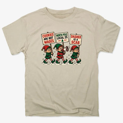 Cookies Are Not Wages-Unisex Heavyweight T-Shirt-Sand