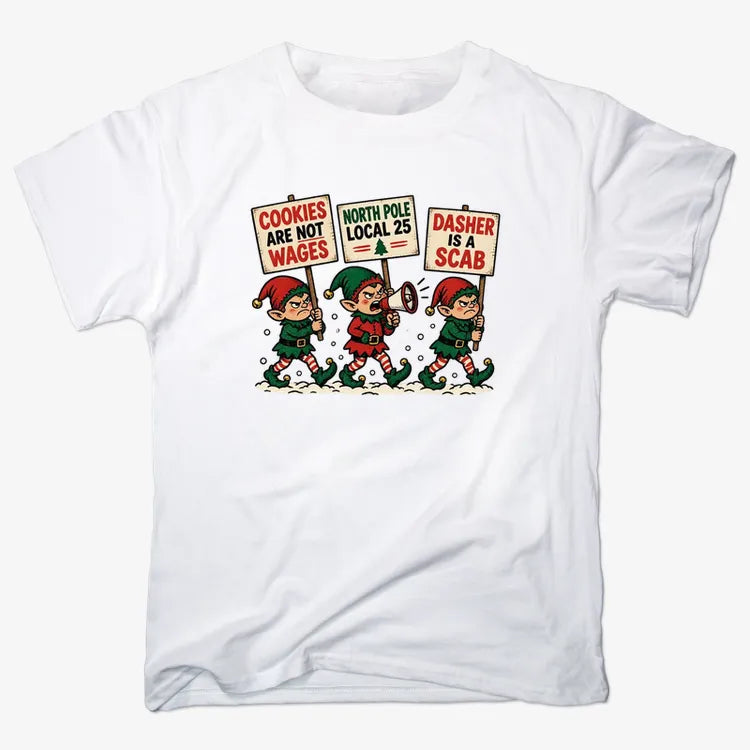 Cookies Are Not Wages-Unisex Heavyweight T-Shirt-White