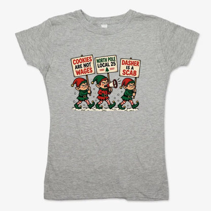 Cookies Are Not Wages-Women's T-Shirt-Gray Granite