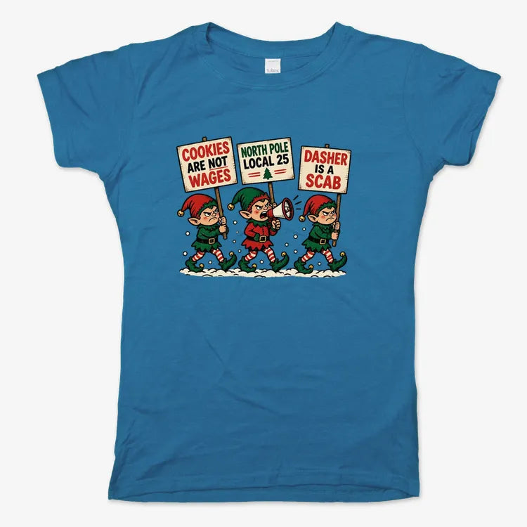 Cookies Are Not Wages-Women's T-Shirt-Sky Blue