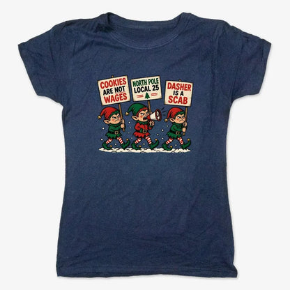 Cookies Are Not Wages-Women's T-Shirt-True Navy