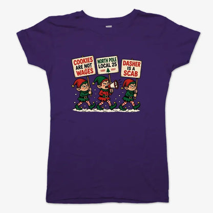 Cookies Are Not Wages-Women's T-Shirt-Violet