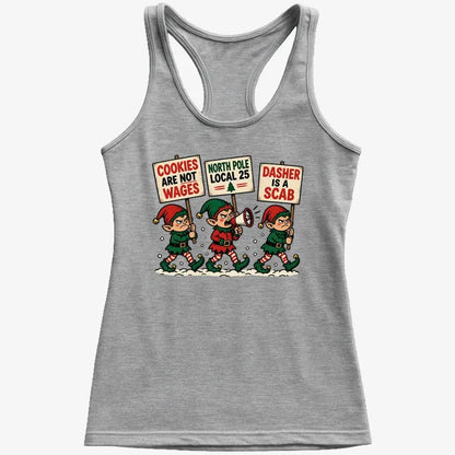 Cookies Are Not Wages-Women's Tank Top-Gray Granite