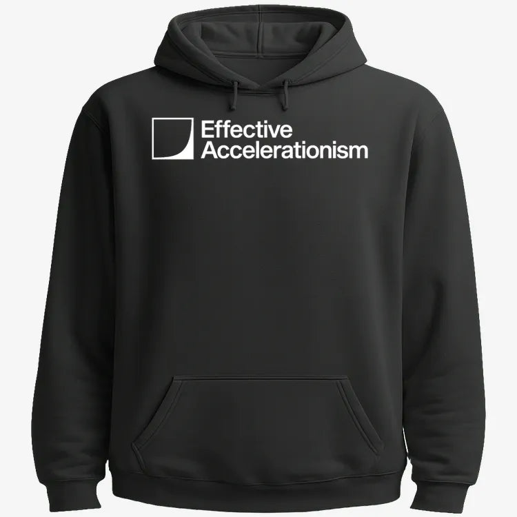 Effective Accelerationism-Hoodie-Black