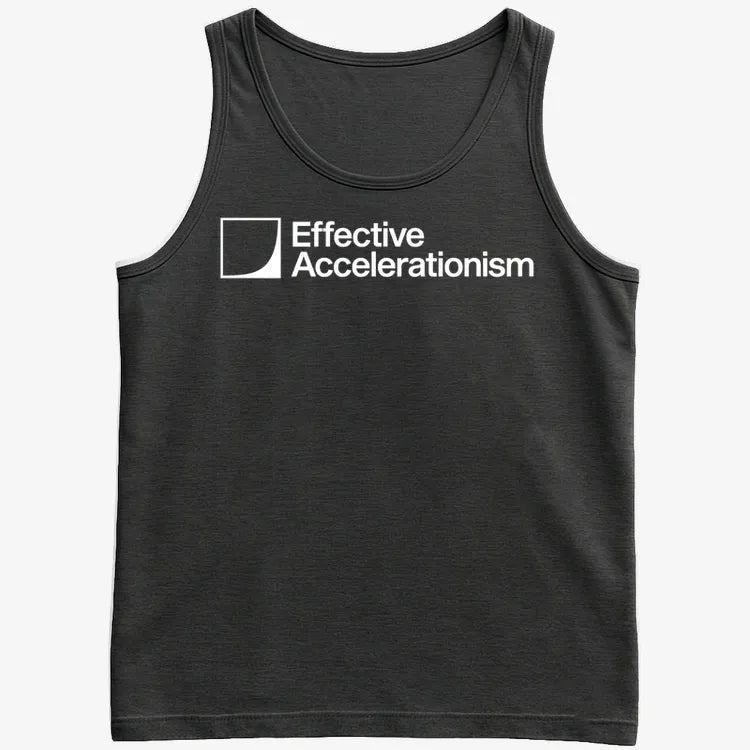 Effective Accelerationism-Men's Tank Top-Black