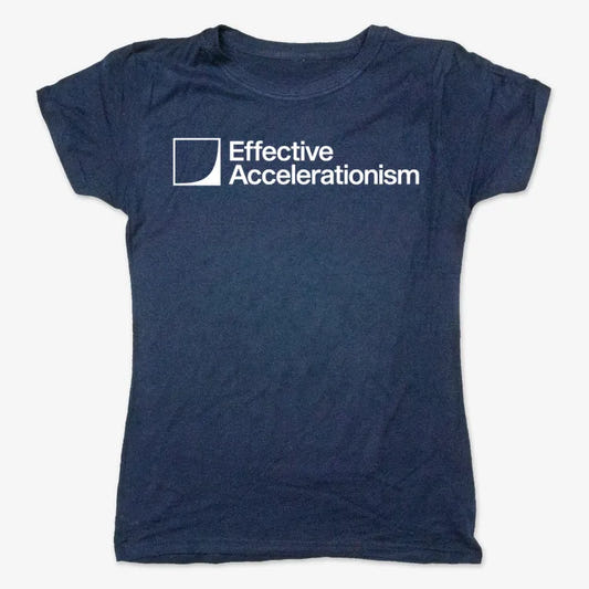 Effective Accelerationism-Women's T-Shirt-True Navy