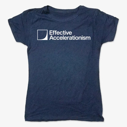 Effective Accelerationism-Women's T-Shirt-True Navy